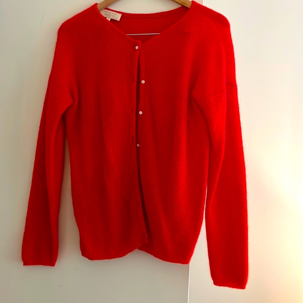Sezane Maille Red Sweater